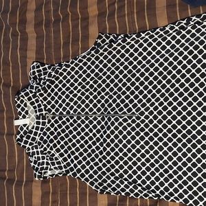 Black n white blouse